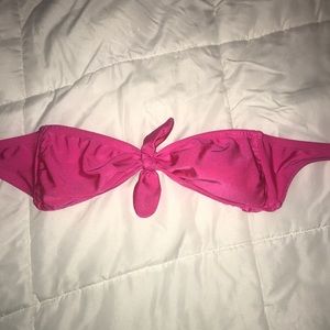 pink bikini top